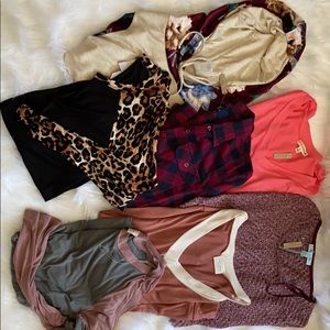 Lot of 7 women’s tops.